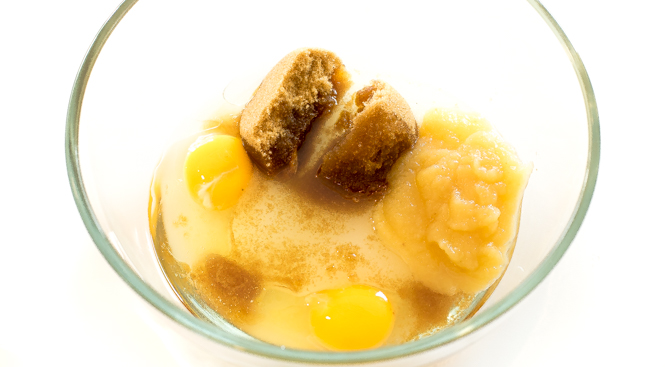 ingredients in mixing bowl