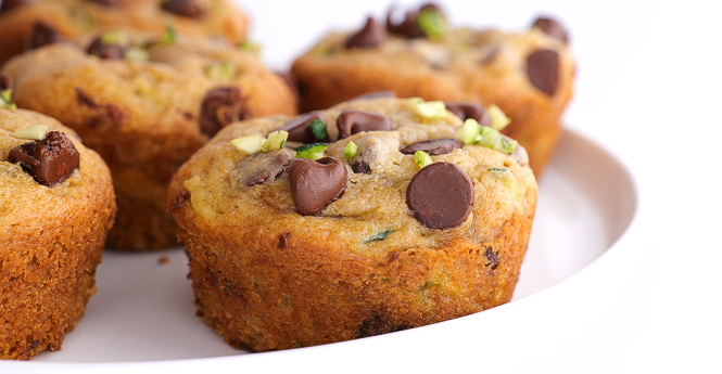 muffins on white plate